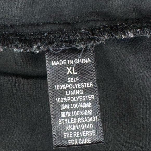 Purple Snow Black Lace Sheer Halter Top - XL - Picture 10 of 11